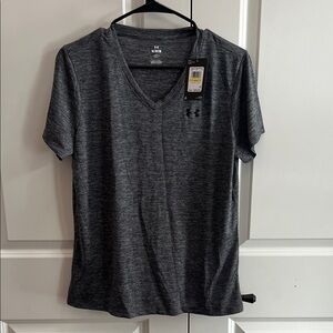 Under Armour Women’s Charcoal V-Neck Tee